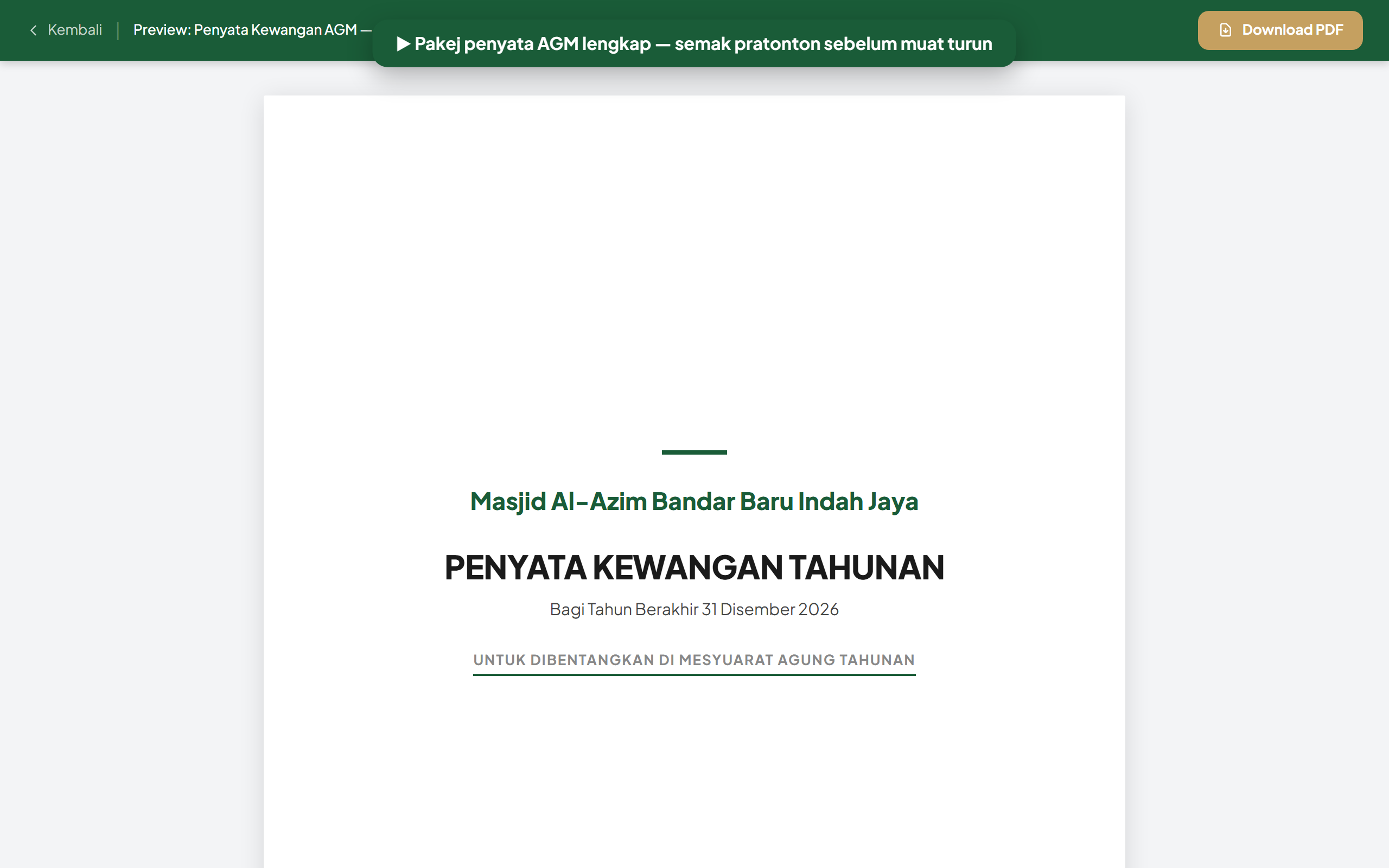 Jana PDF AGM — langkah 1